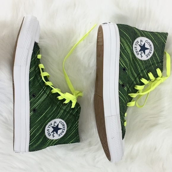 Converse Shoes - Converse unisex Rare Green & Black High Tops M7 W9